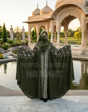 Floral Rose Kaftan Burqa Set