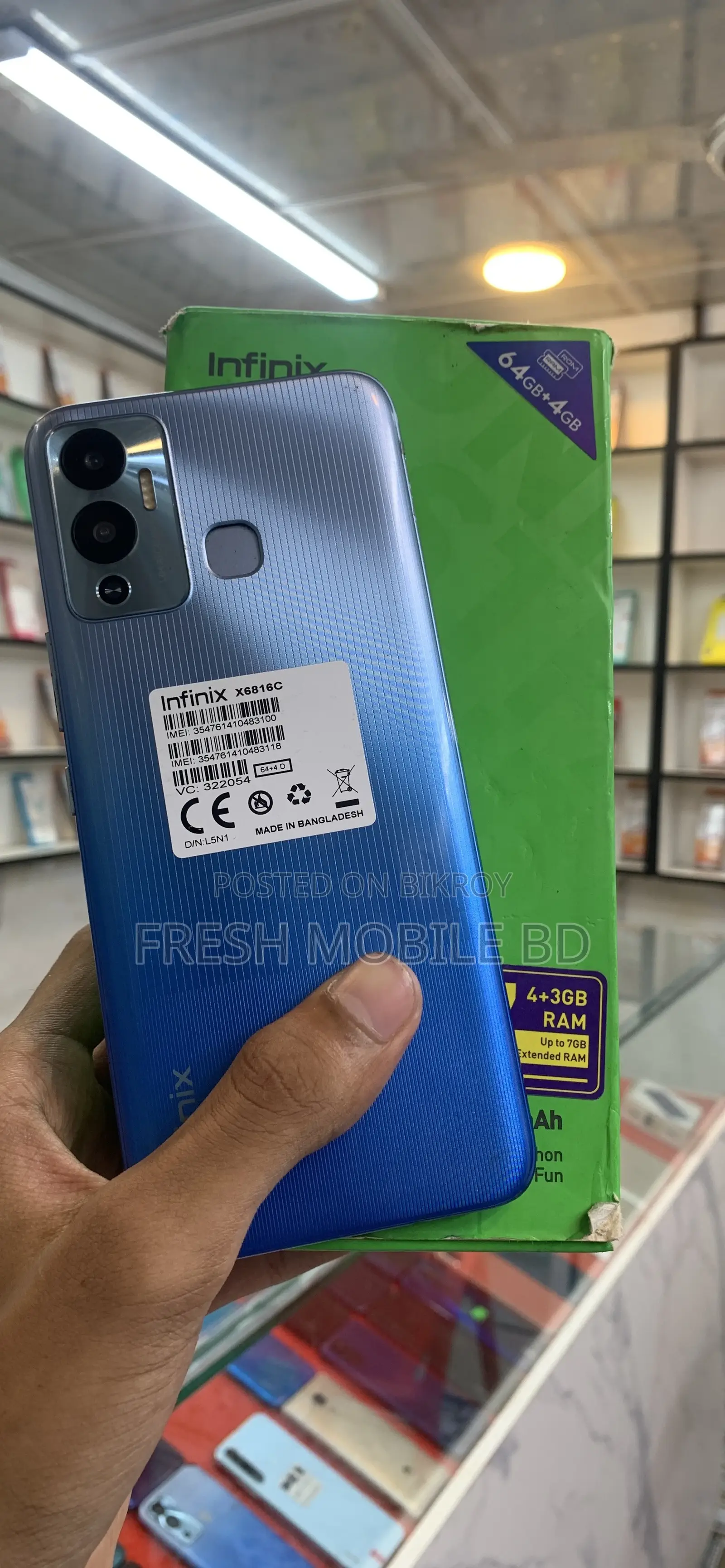 Infinix Hot 12 Play 64 GB Blue
