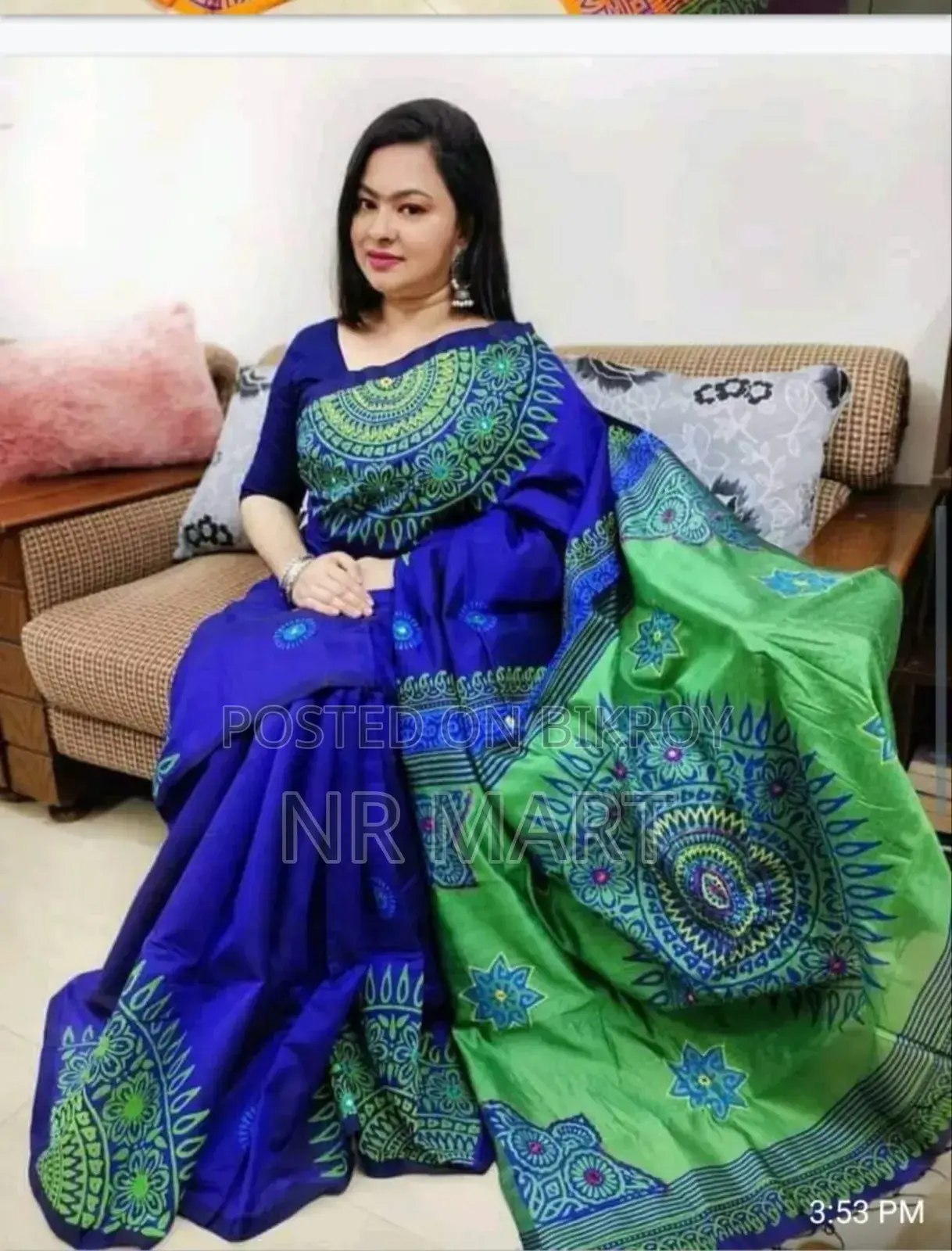 অরিজিনাল প্রিমিয়াম ধুপিয়ান সিল্ক শাড়ি