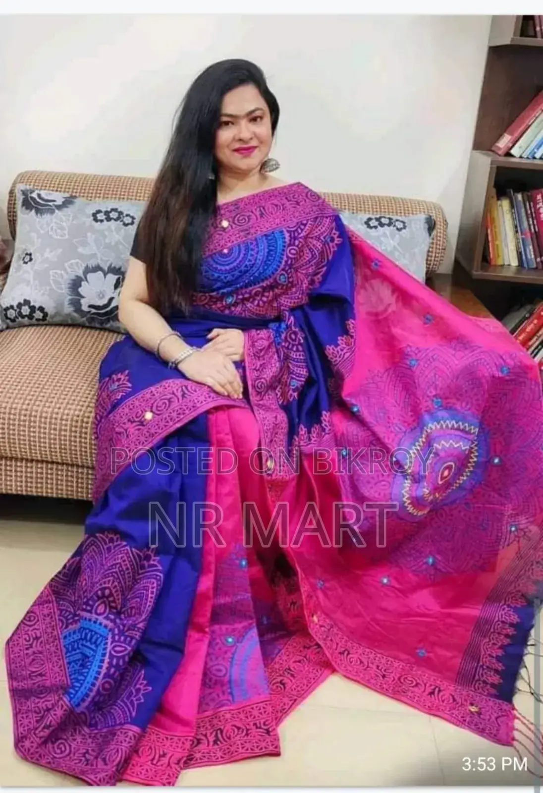 অরিজিনাল প্রিমিয়াম ধুপিয়ান সিল্ক শাড়ি