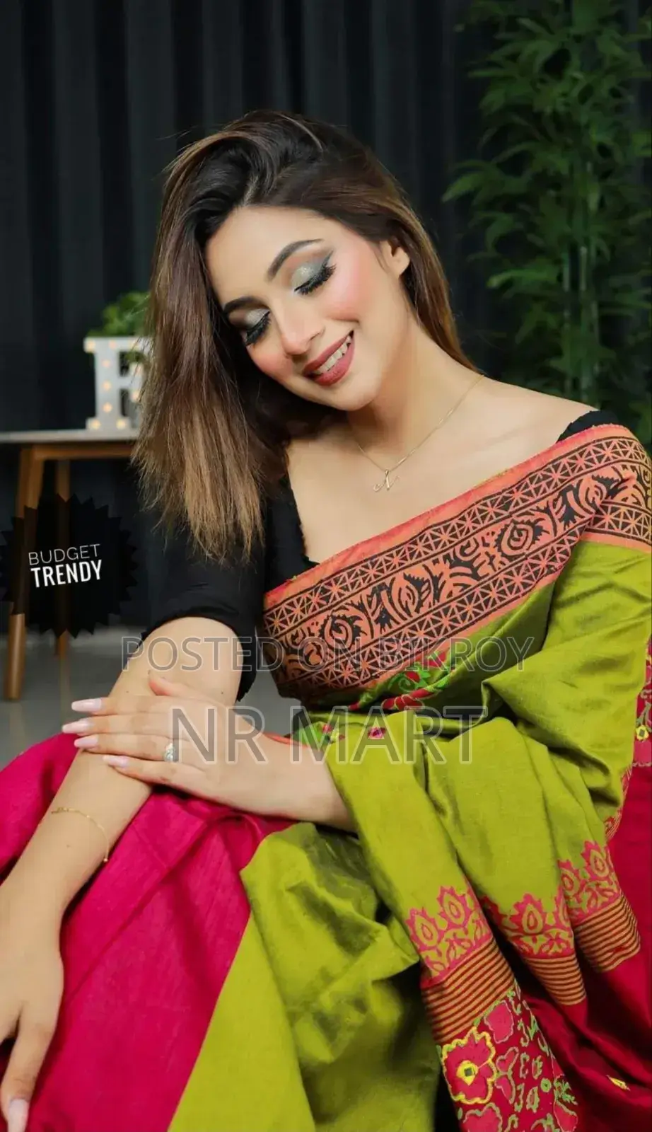অরিজিনাল প্রিমিয়াম ধুপিয়ান সিল্ক শাড়ি