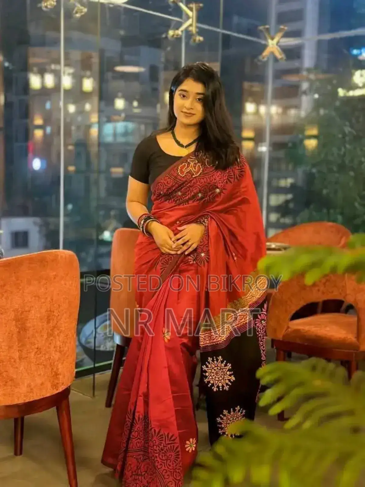 অরিজিনাল প্রিমিয়াম ধুপিয়ান সিল্ক শাড়ি