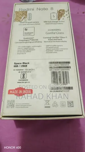 Xiaomi Redmi Note 8 128 GB Black