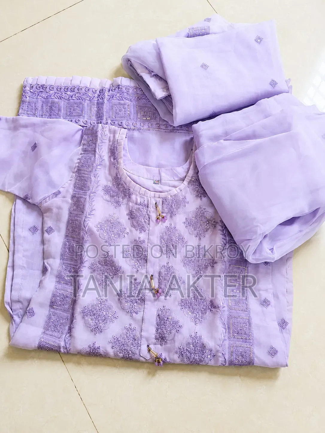Lavendar Organza Dress