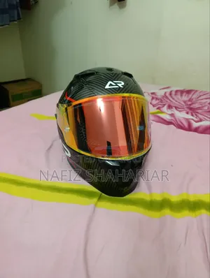 AR 938 Black Red Carbon Helmet