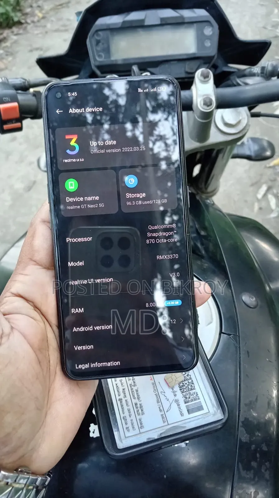 Realme GT Neo2 128 GB Yellow