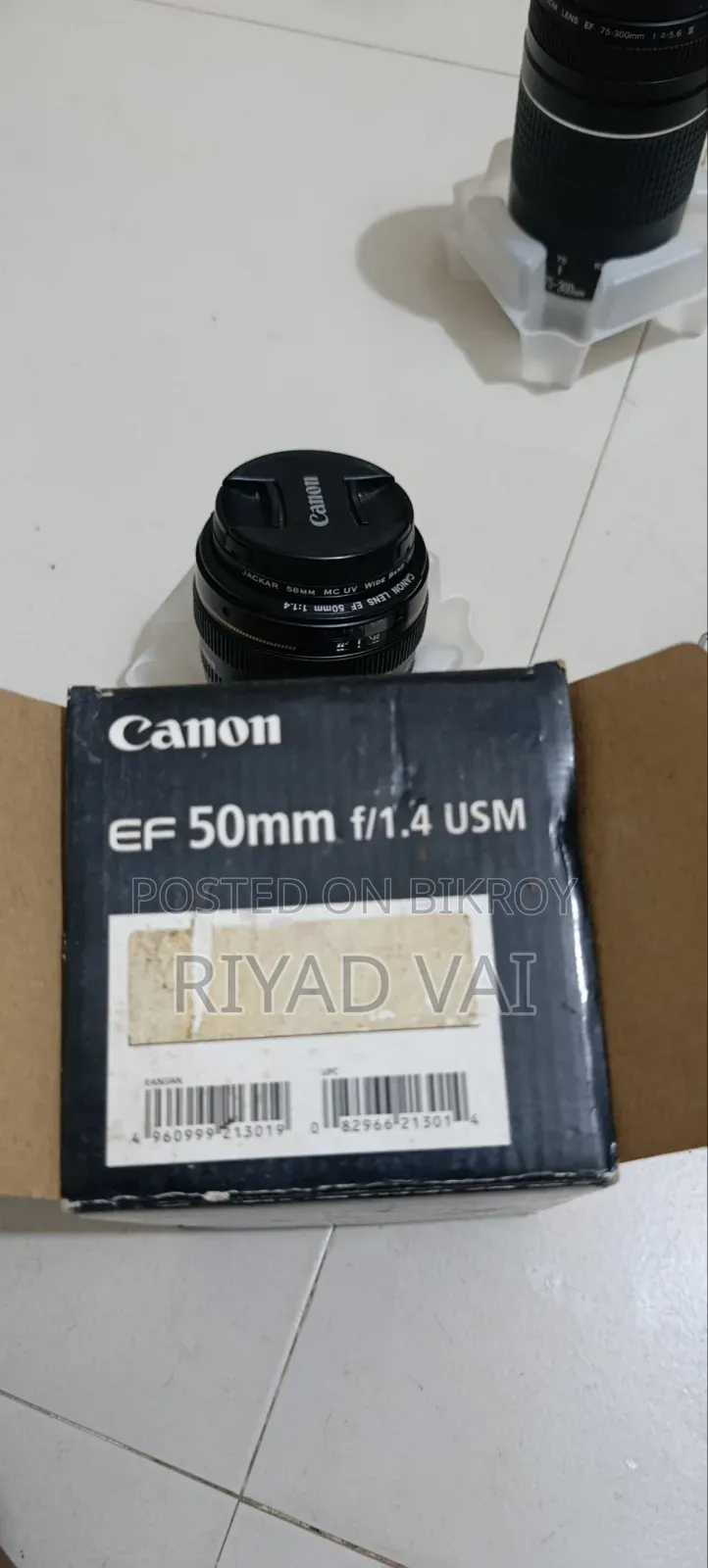 বিক্রয় পোস্ট – Canon EOS 760D DSLR Camera+EF50mm F/1.4 Lens+EF 75-300