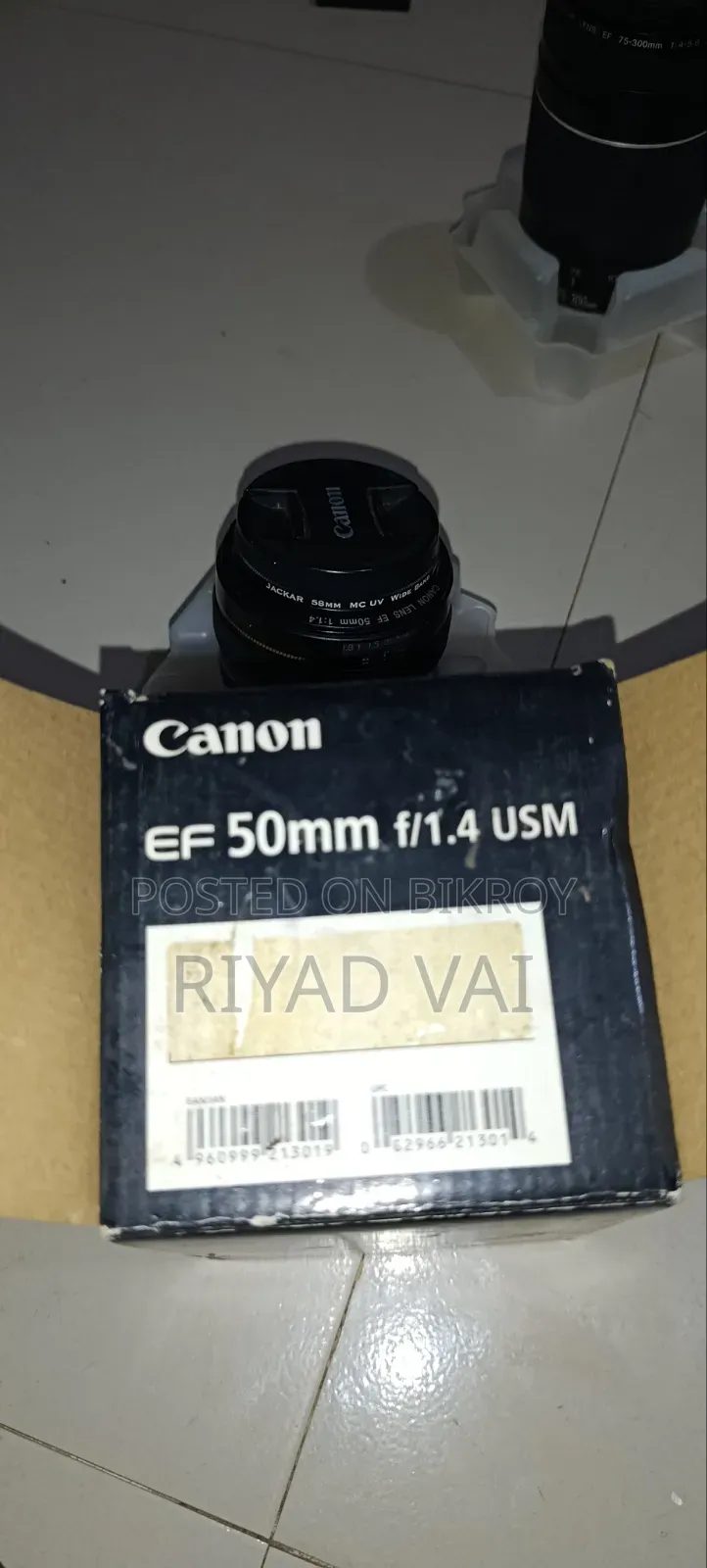বিক্রয় পোস্ট – Canon EOS 760D DSLR Camera+EF50mm F/1.4 Lens+EF 75-300