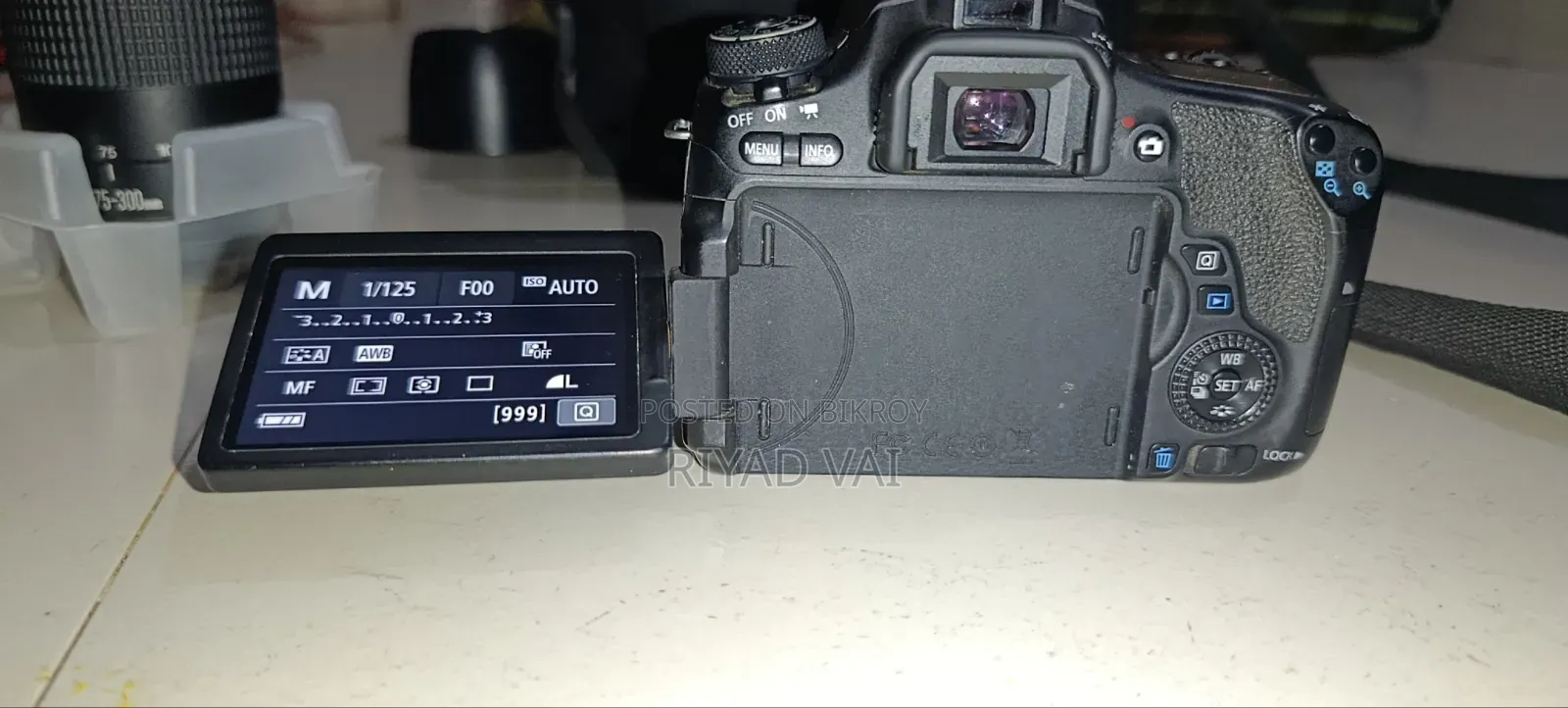 বিক্রয় পোস্ট – Canon EOS 760D DSLR Camera+EF50mm F/1.4 Lens+EF 75-300