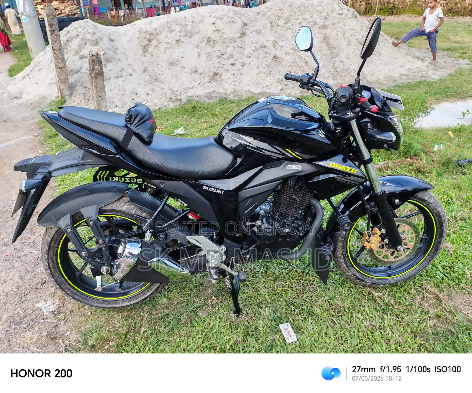 Suzuki Gixxer Monotone 2025 Black