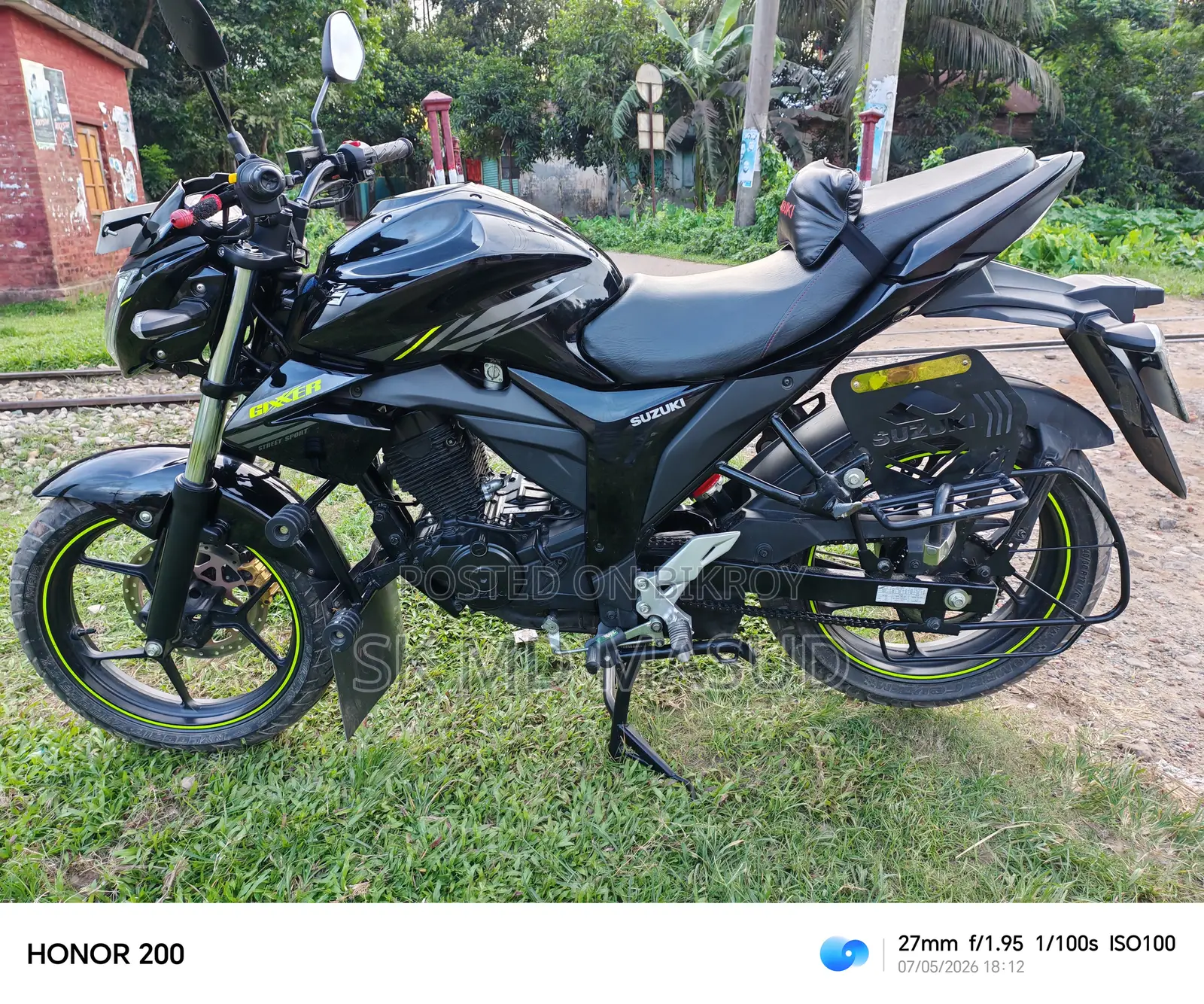 Suzuki Gixxer Monotone 2025 Black