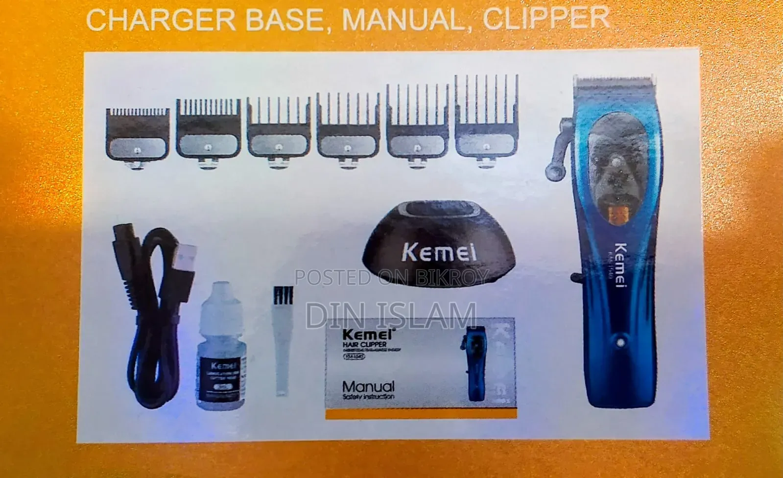Kemei KM-1540 Professional Hair Clipper Trimmer (Brand New Box)
