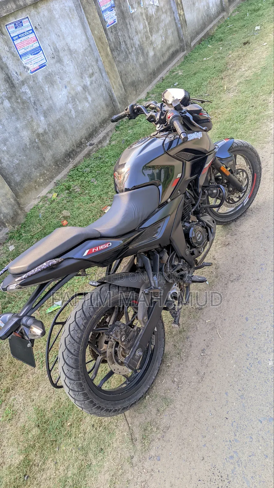 বাজাজ পালসার এন১৬০ ২০২৪ ব্ল্যাক