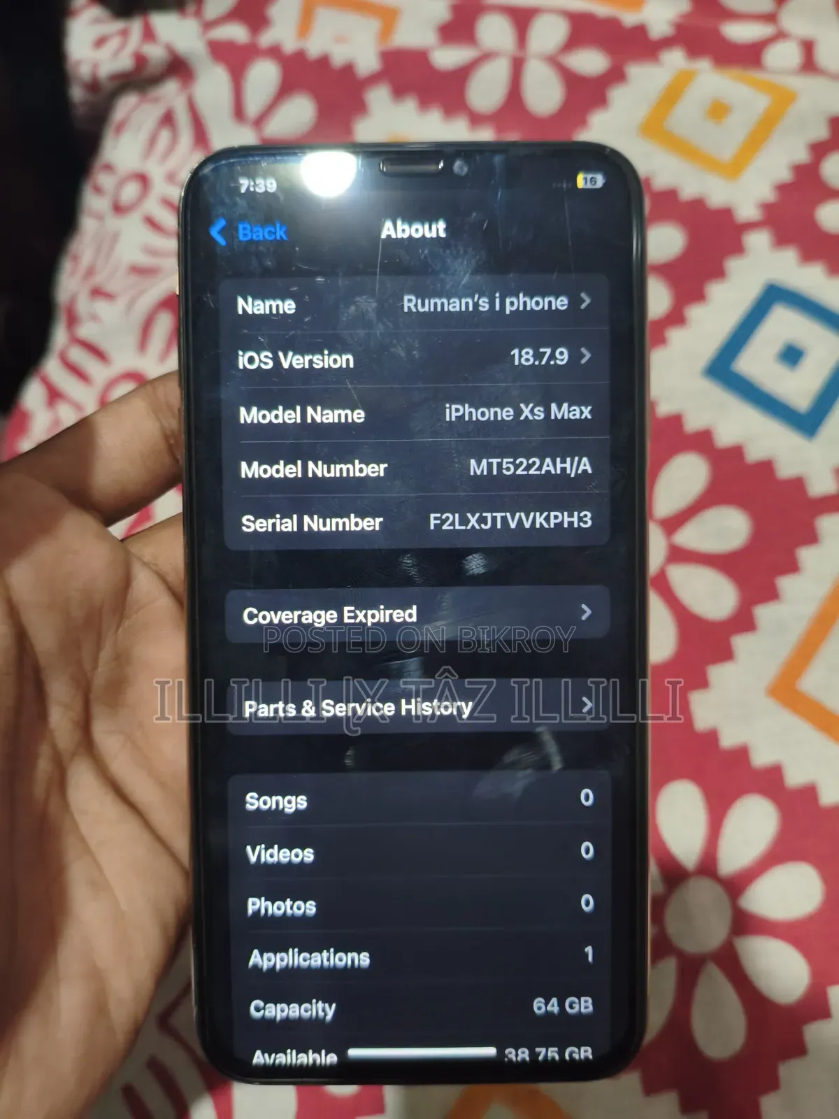 Apple iPhone XS Max 64 GB