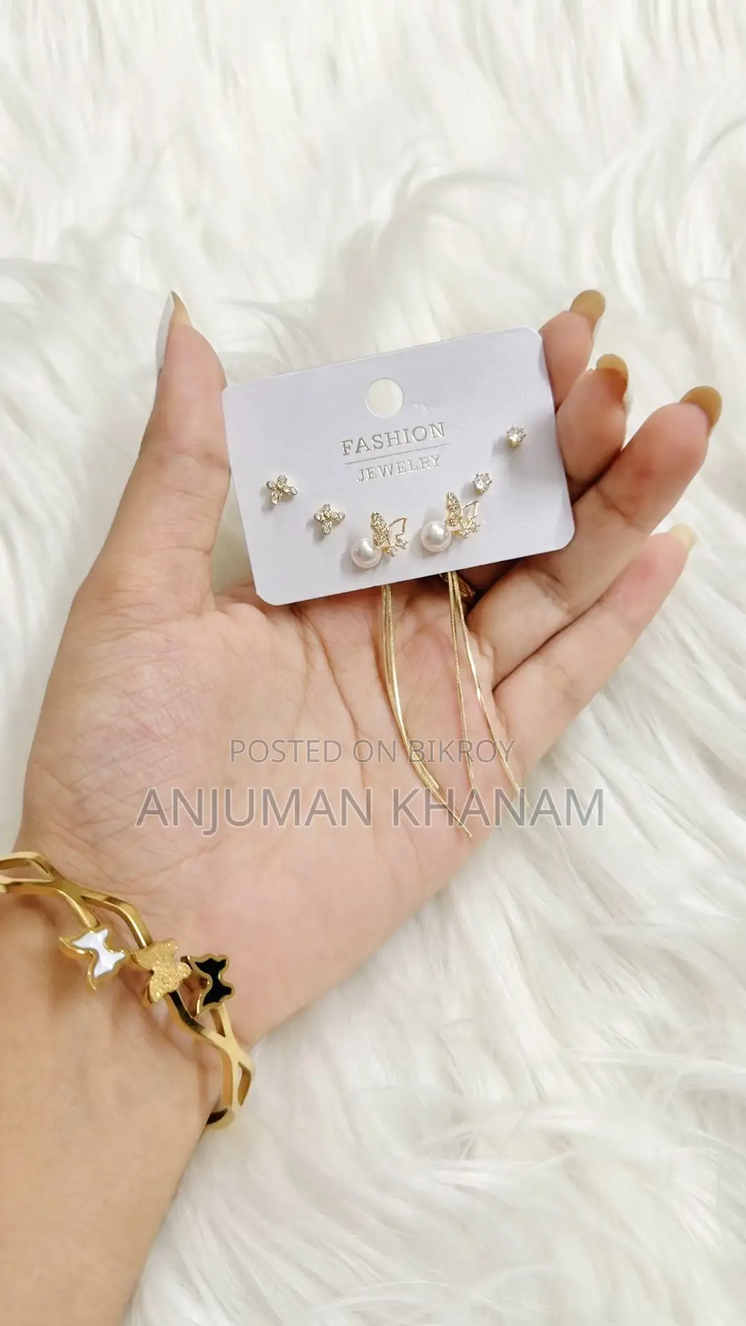 3 Pairs Earrings Set 249tk