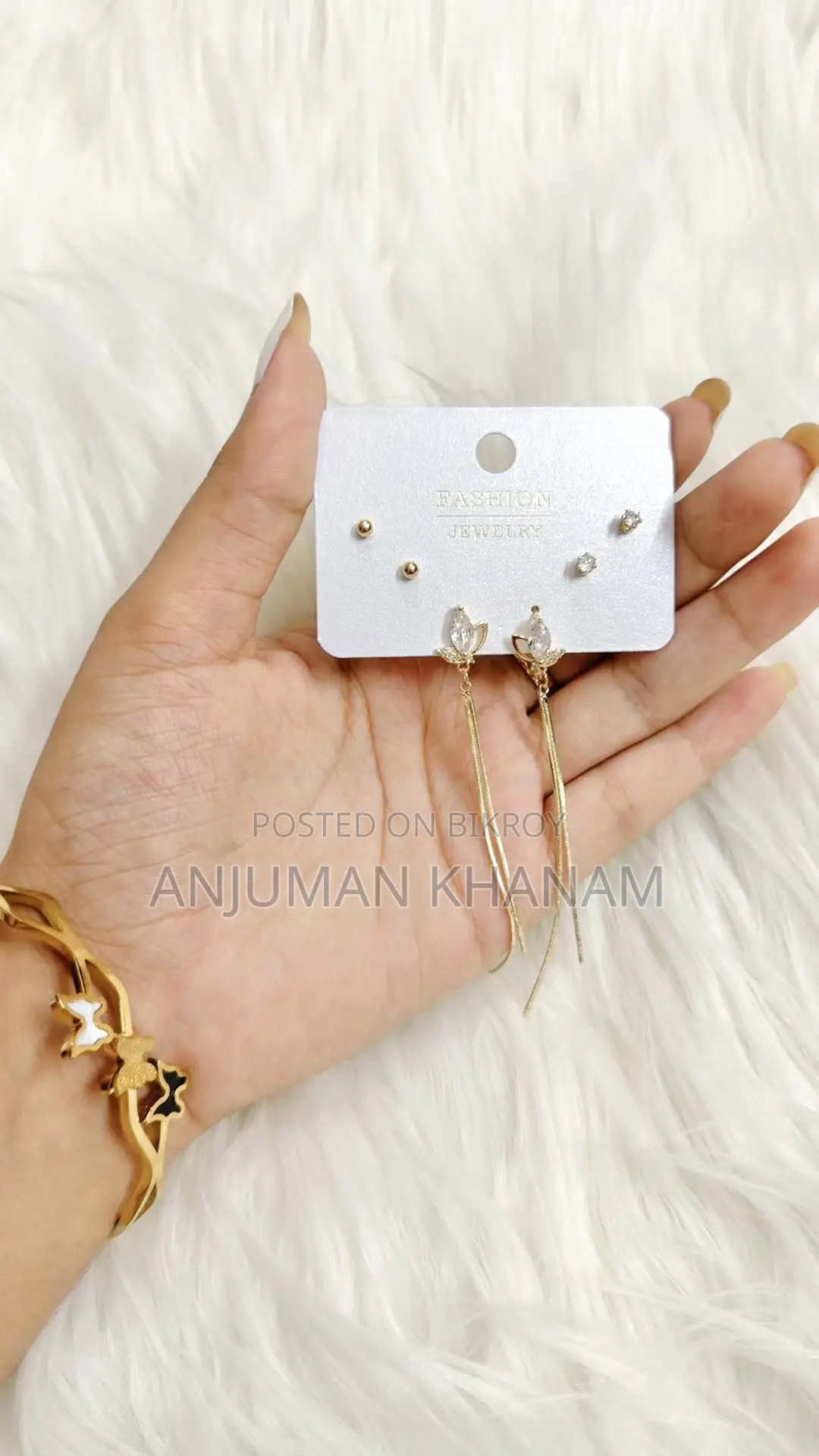 3 Pairs Earrings Set 249tk