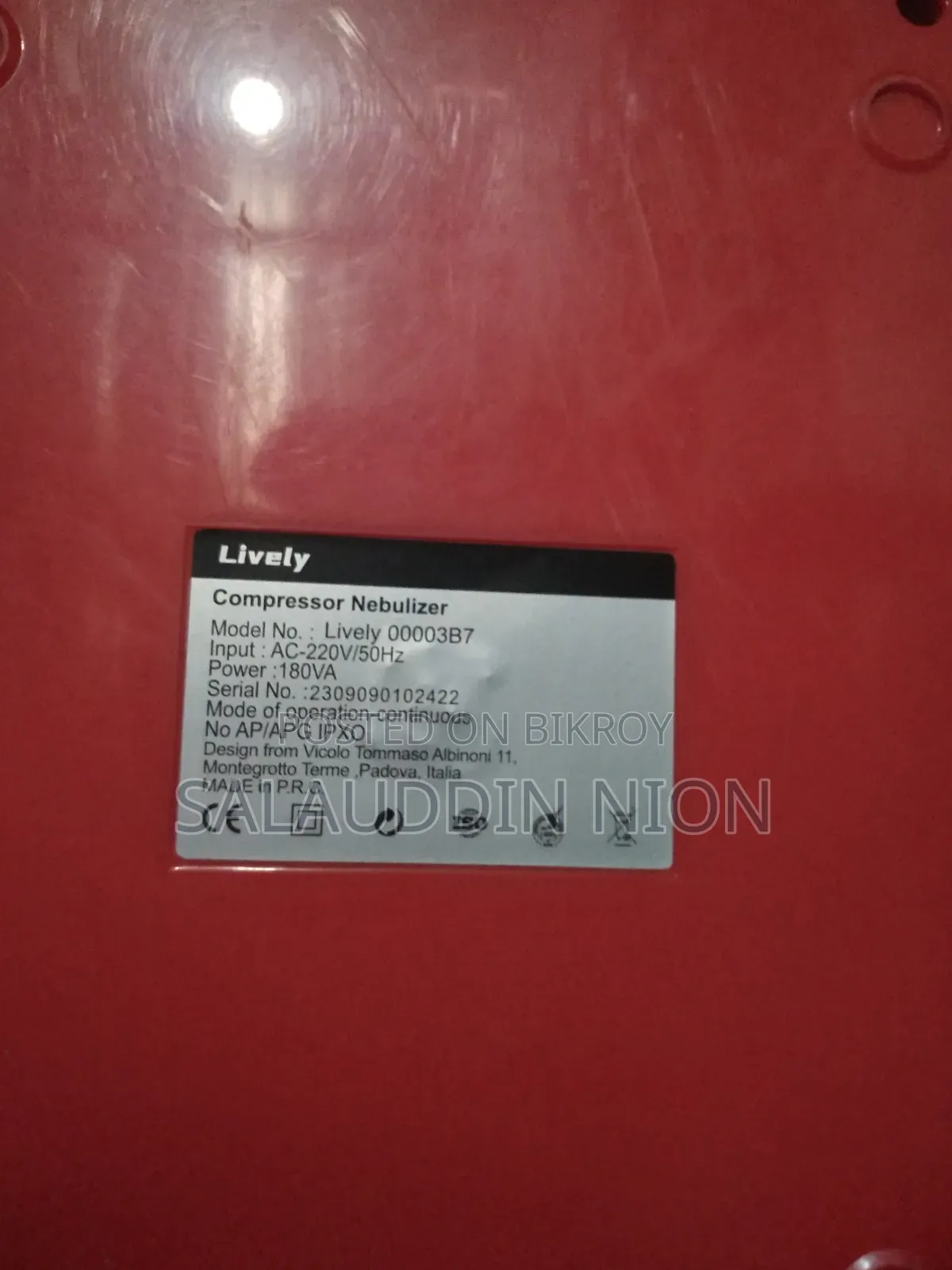 Lively Compressor Nebulizer | Used | Good Condition