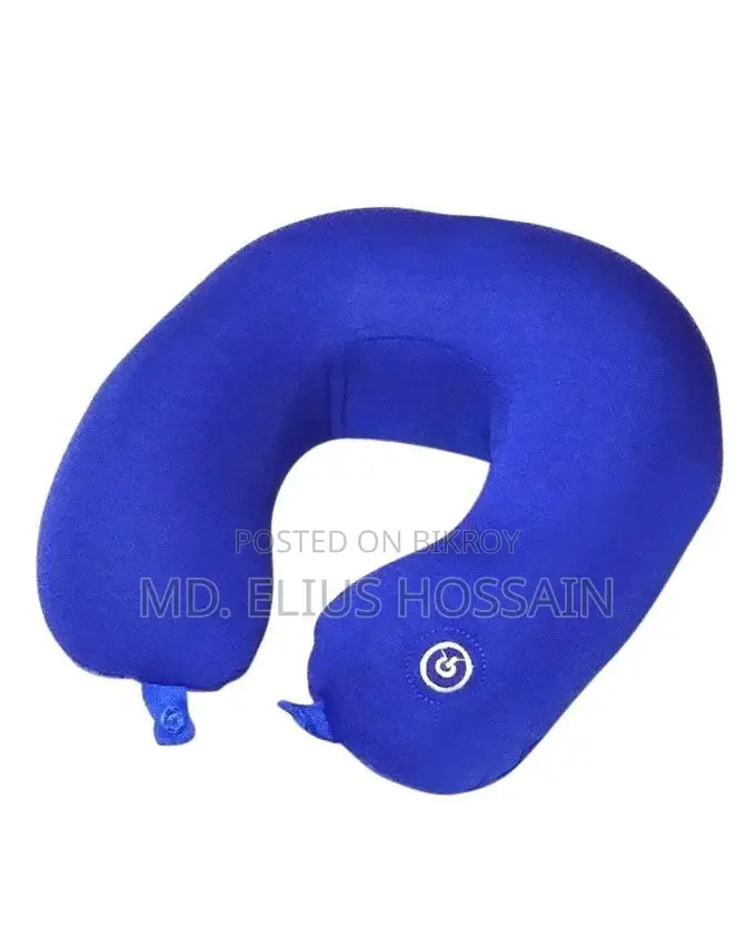 Travel Pillow Vibrating Neck Massage Cushion Pillow