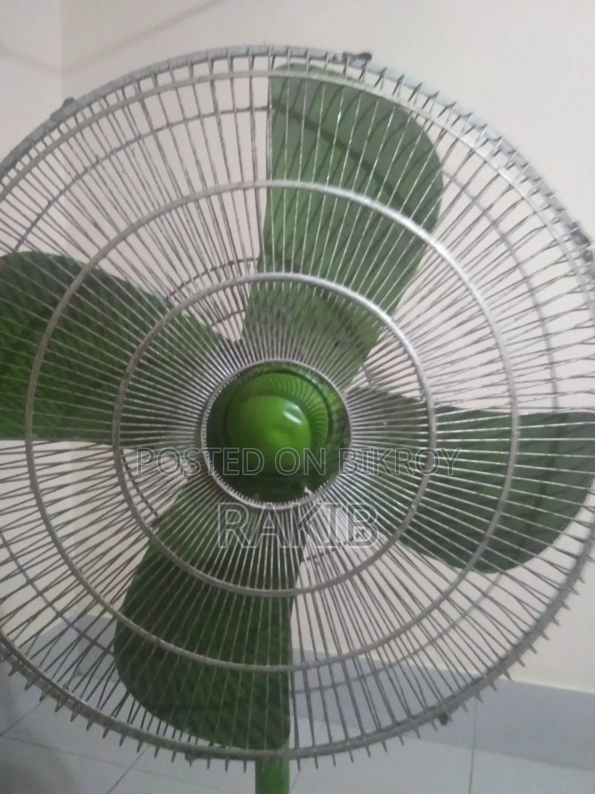 Large size iron stand fan