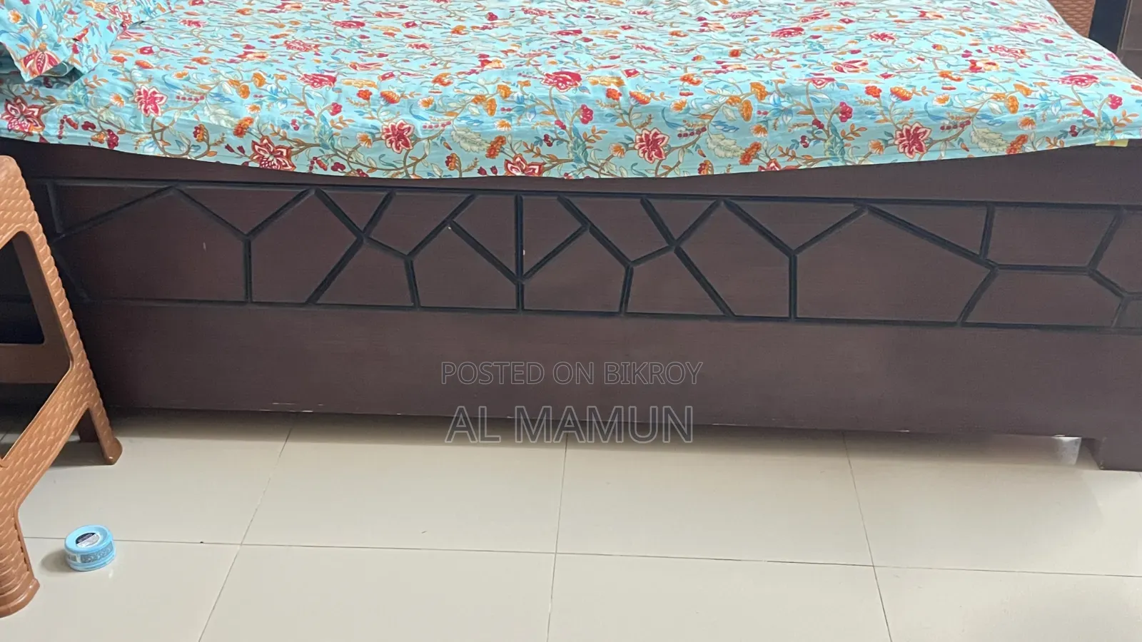 Malaysian 6/7 Feet Bed With Mattress
