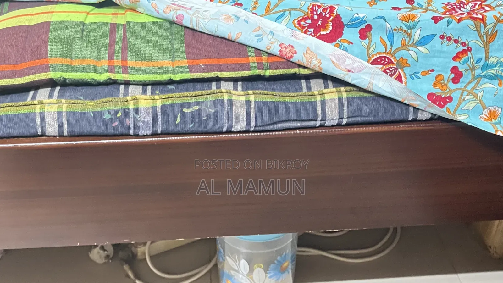 Malaysian 6/7 Feet Bed With Mattress