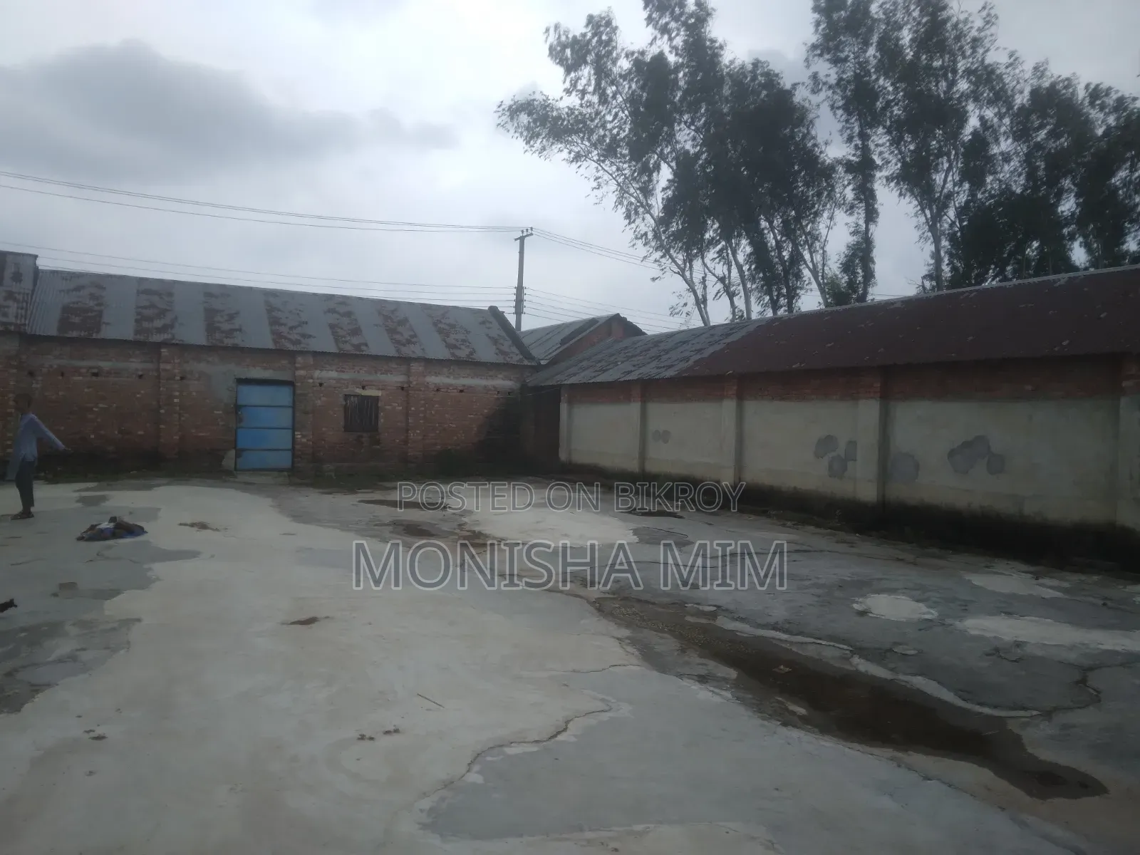 Rice Mill. 26 decimals/11,325.6 square feet with 4 warehouses and mill house.