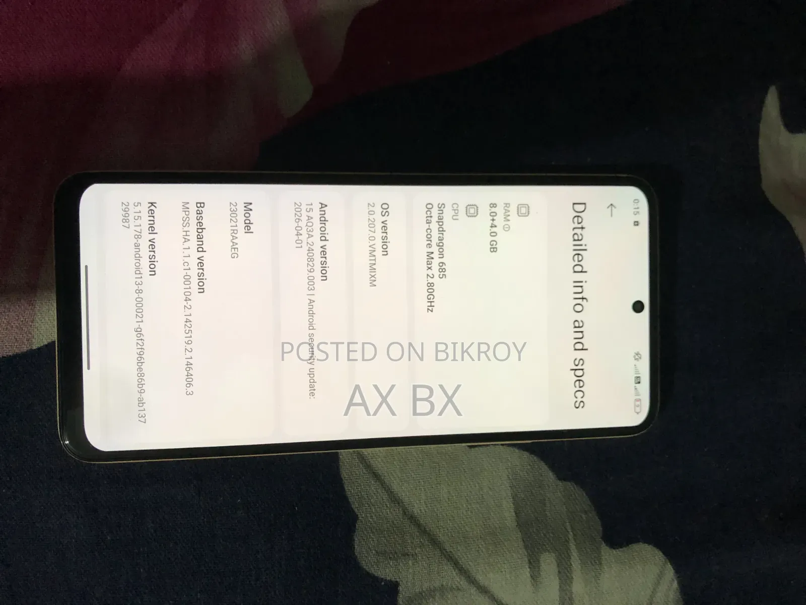 Xiaomi Redmi Note 12 128 GB Gold