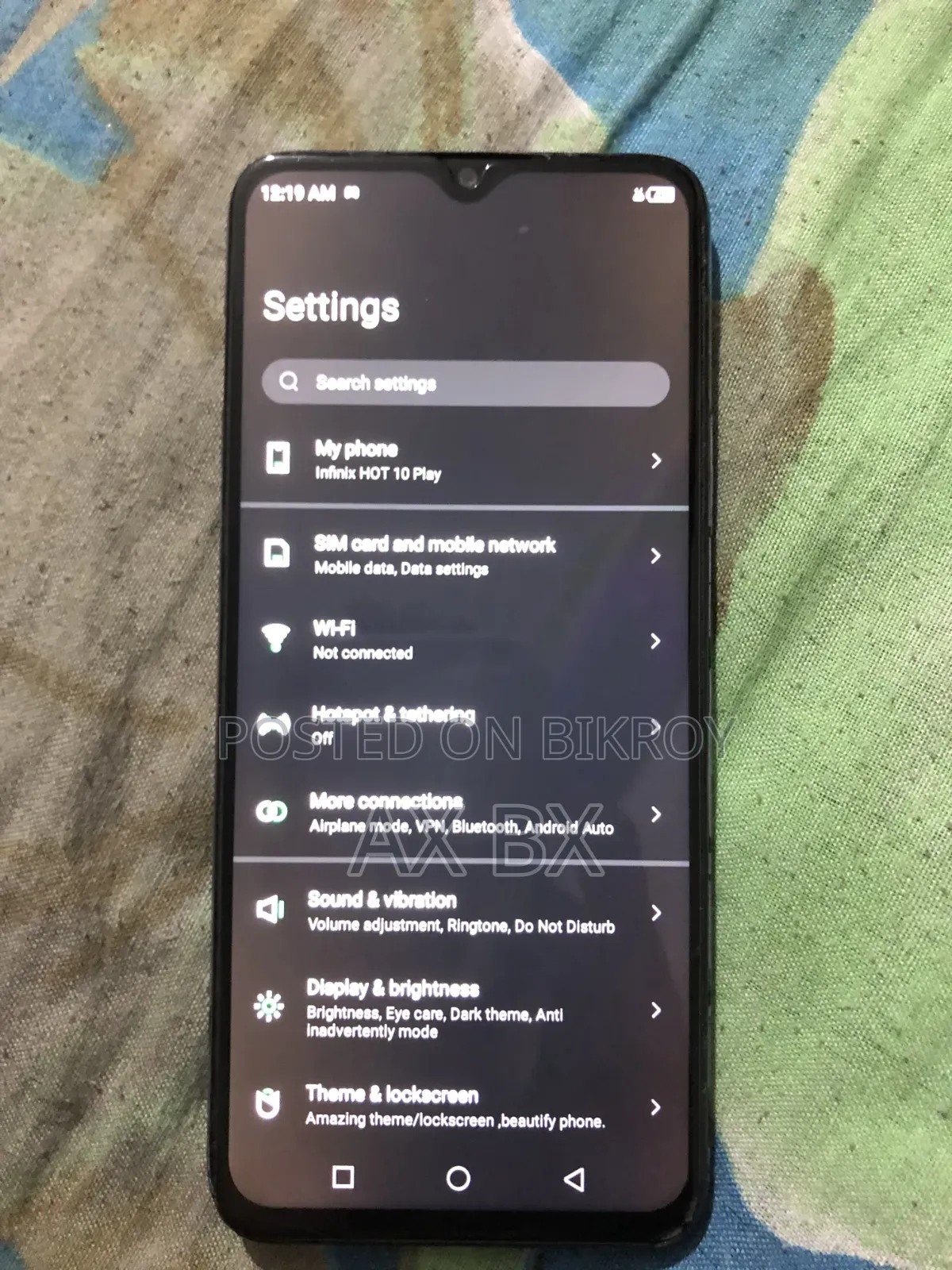 Infinix Hot 11 Play 64 GB Silver