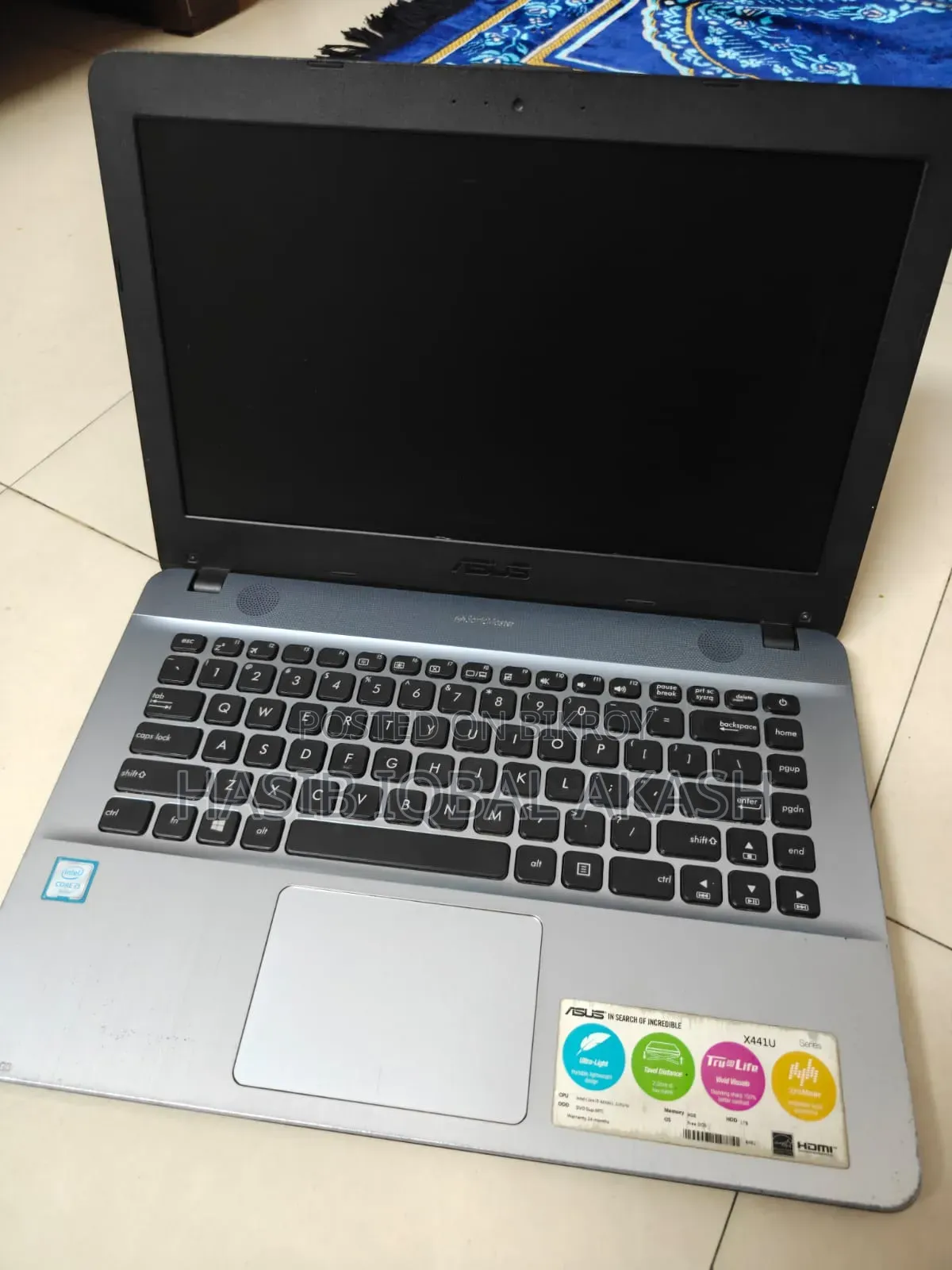 Laptop ASUS X44C 12GB Intel Core 3 SSD 256GB