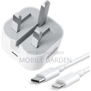 অরিজিনাল Apple 20W USB-C Fast Charger (UK 3-Pin)