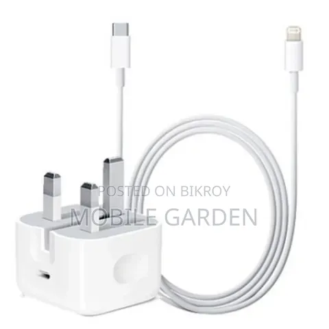 অরিজিনাল Apple 20W USB-C Fast Charger (UK 3-Pin)