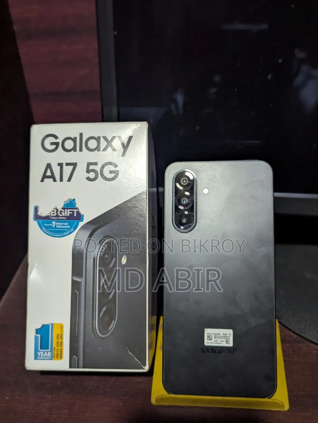 New Samsung Galaxy A17 5G 128 GB Black