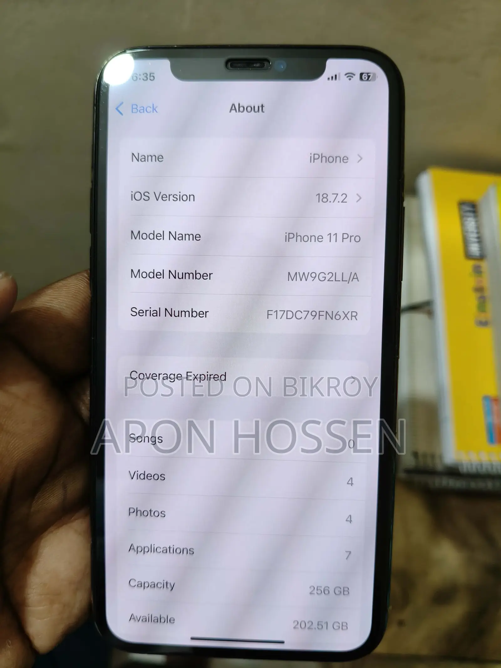Apple iPhone 11 Pro 256 GB Silver