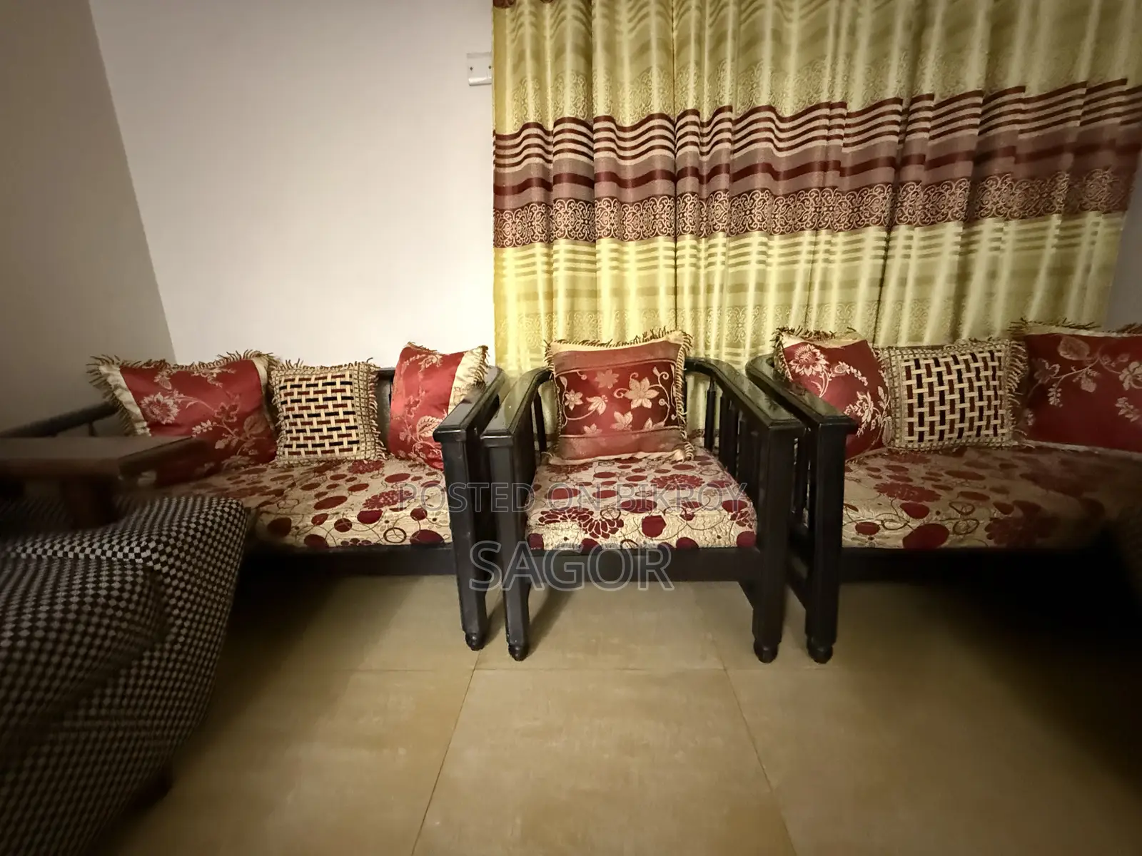Wooden Sofa Set