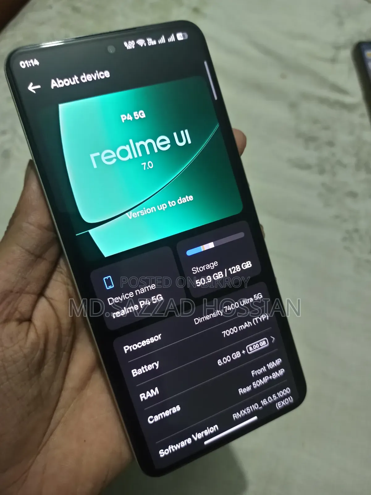 Realme P4 Pro 128 GB Silver