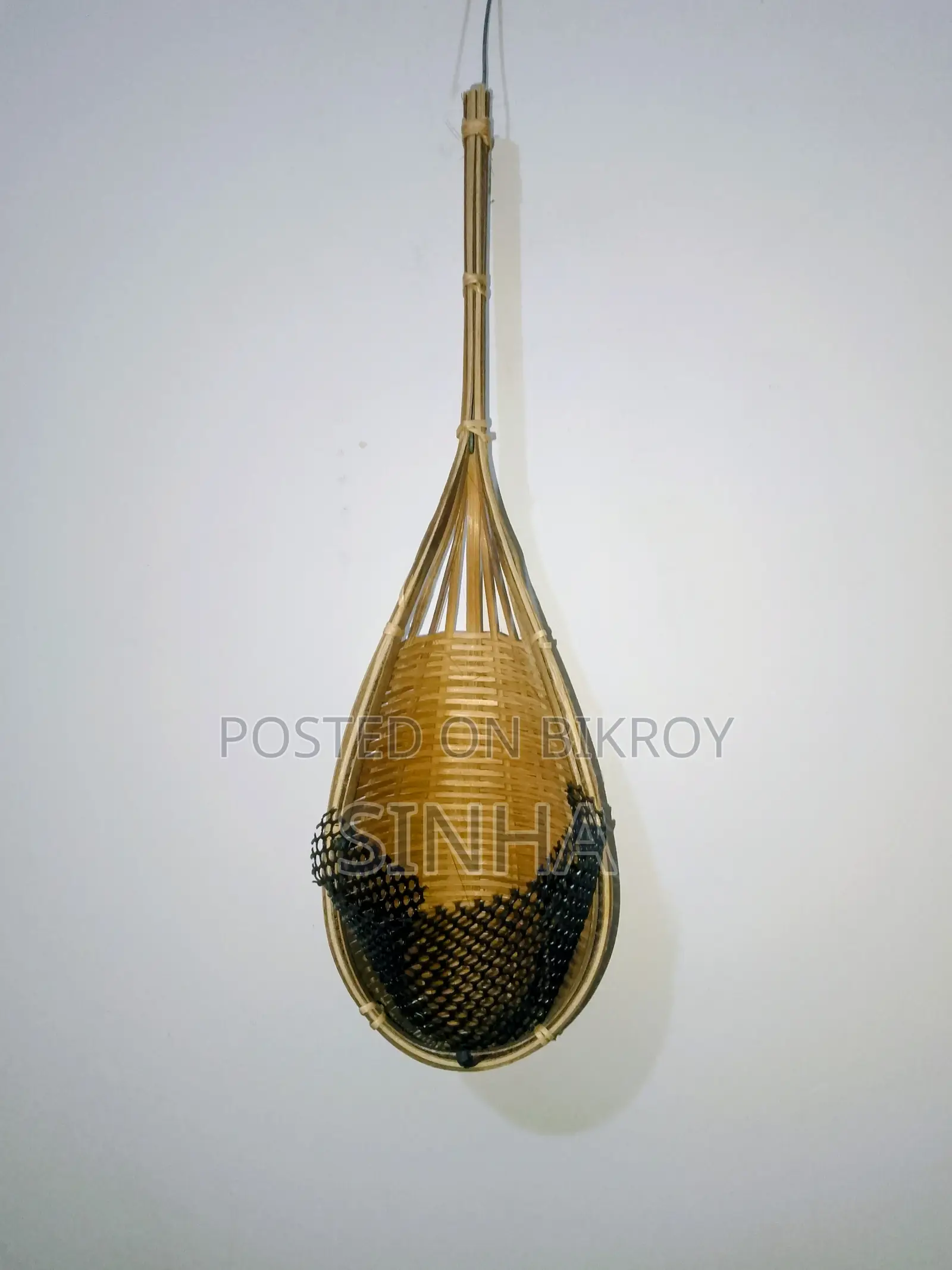 Flower Hanging Pot- Made by Bamboo