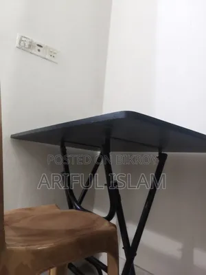 Chair and Folding Table