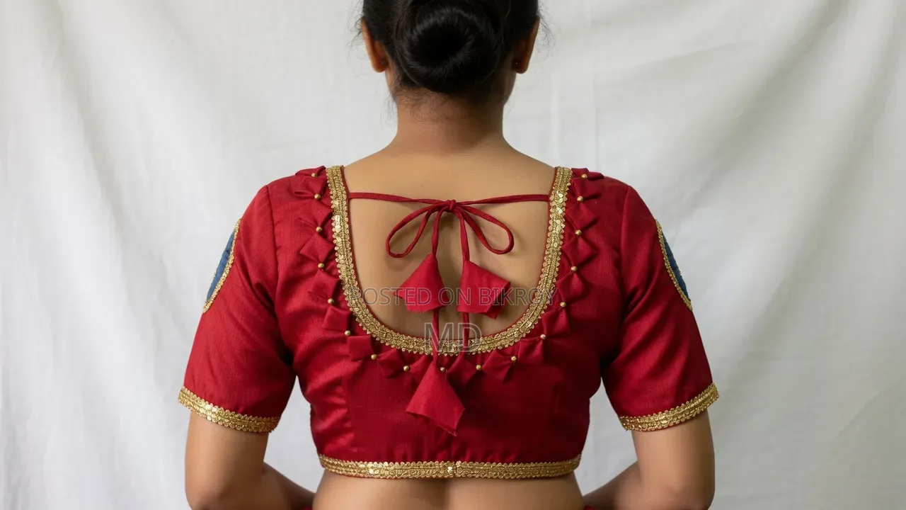 Handmade Princess Cut Blouse | Beautiful Back Design | Tissue Silk