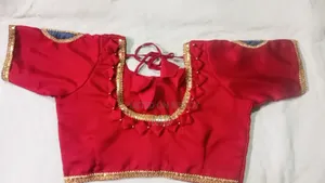 Handmade Princess Cut Blouse | Beautiful Back Design | Tissue Silk