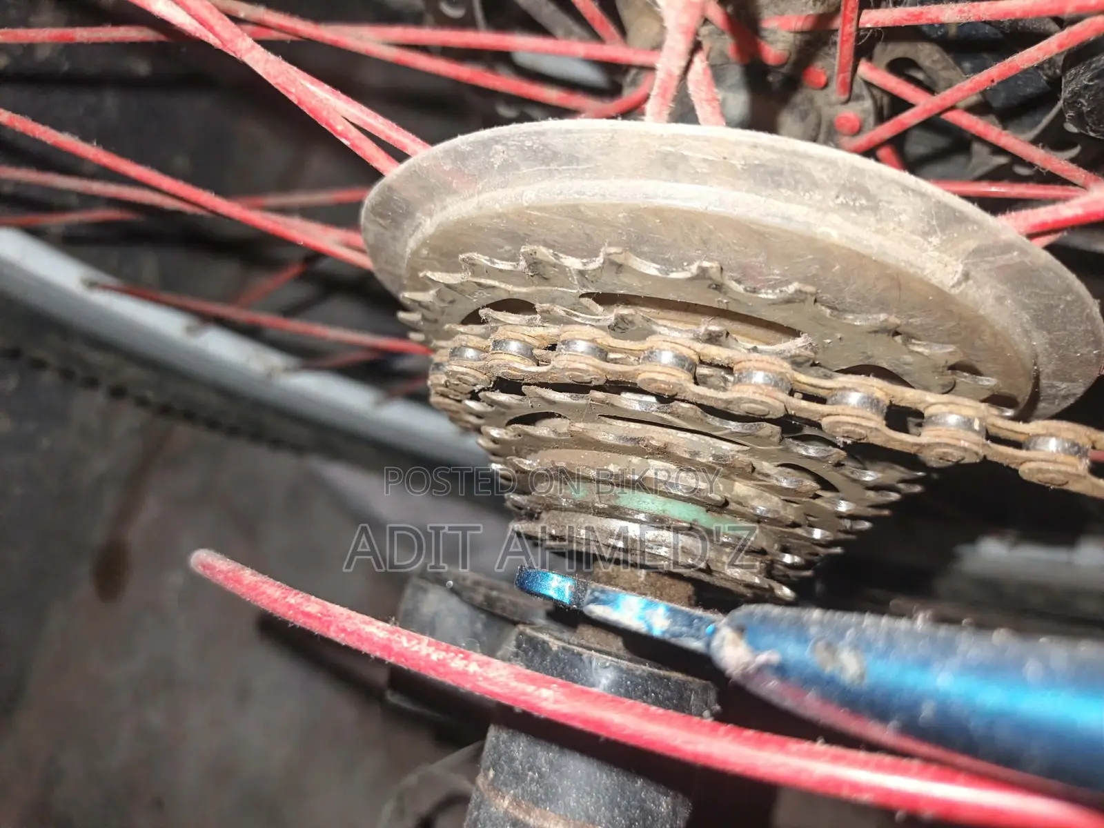A bicycle for sale.