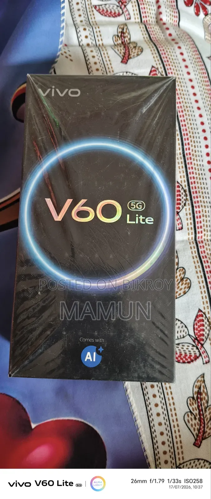 Vivo V60 Lite 4G 256 GB Silver