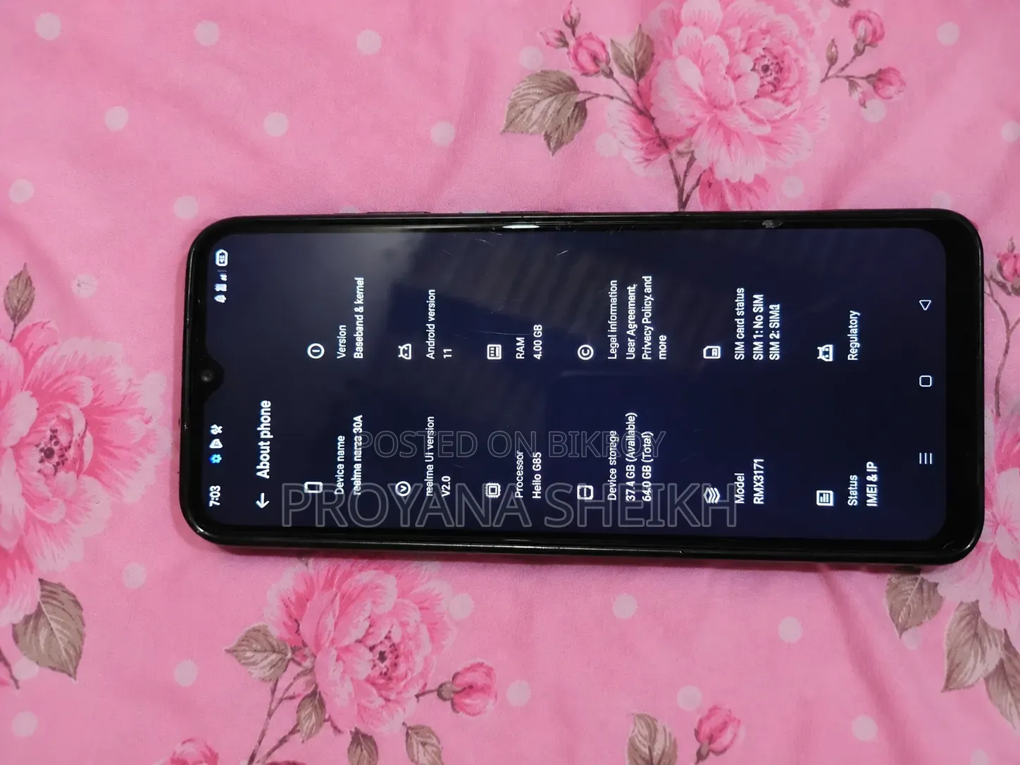 Realme Narzo 50 64 GB Black