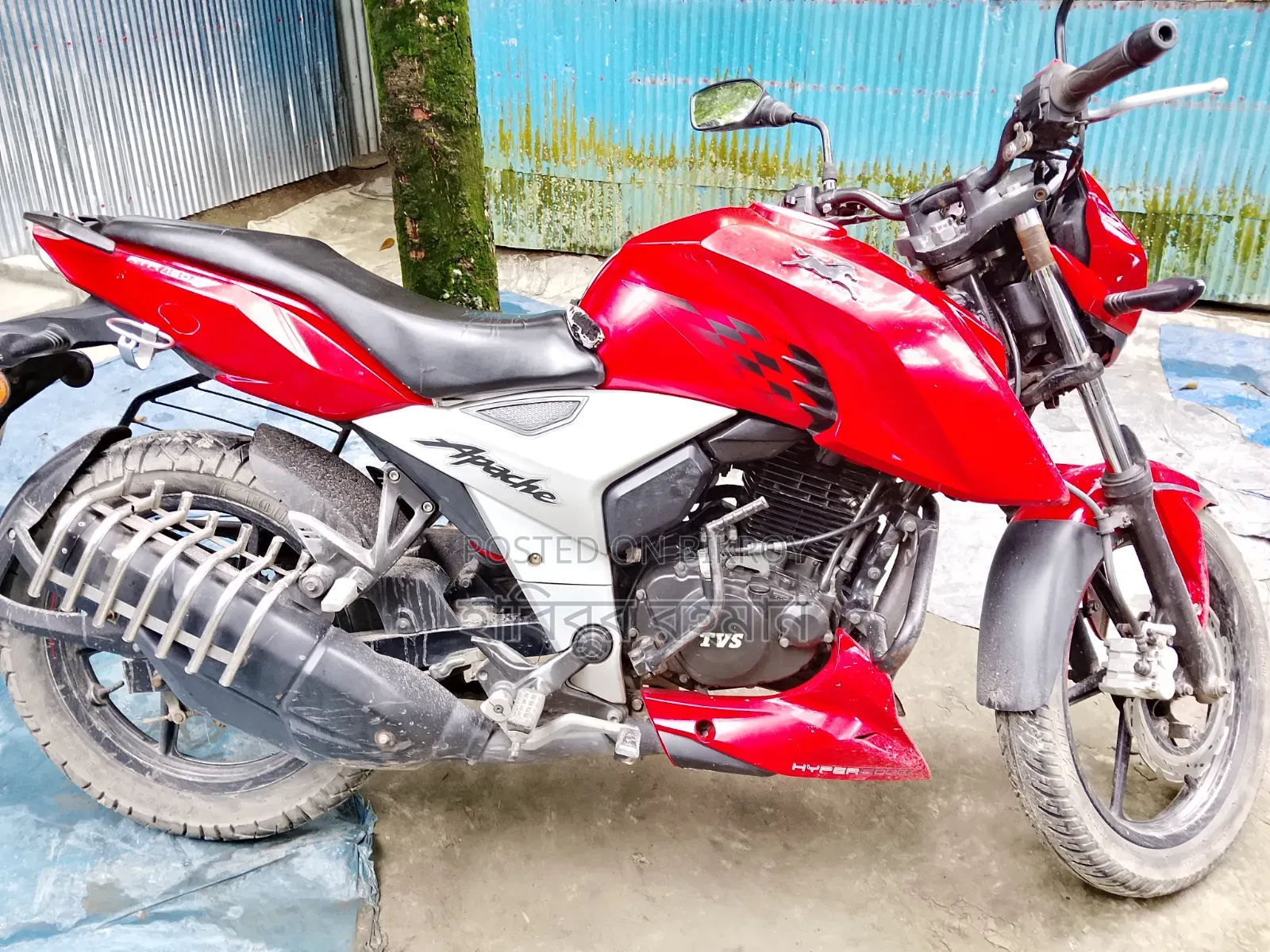 TVS Apache RTR 160 4V 2020 Red