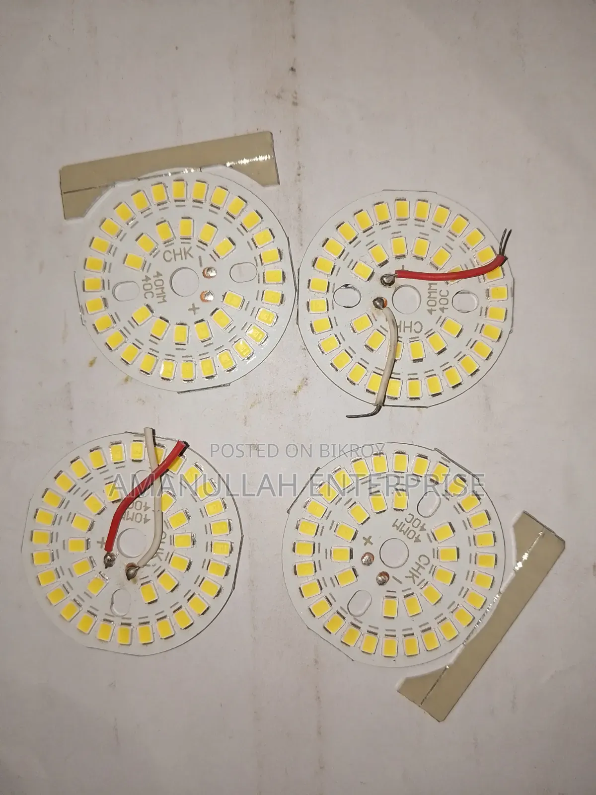 এসি ২২০ ভোল্ট এলইডি বাল্ব পিসিবি মডিউল ২৮৩৫ এসএমডি ৩৬ এলইডি সার্কুলার বোর্ড (০২ পিস)