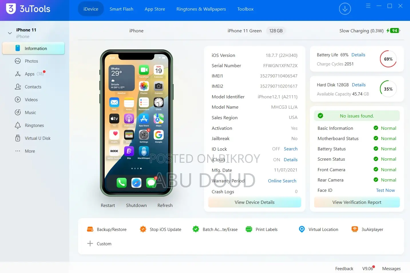 Apple iPhone 11 128 GB Green