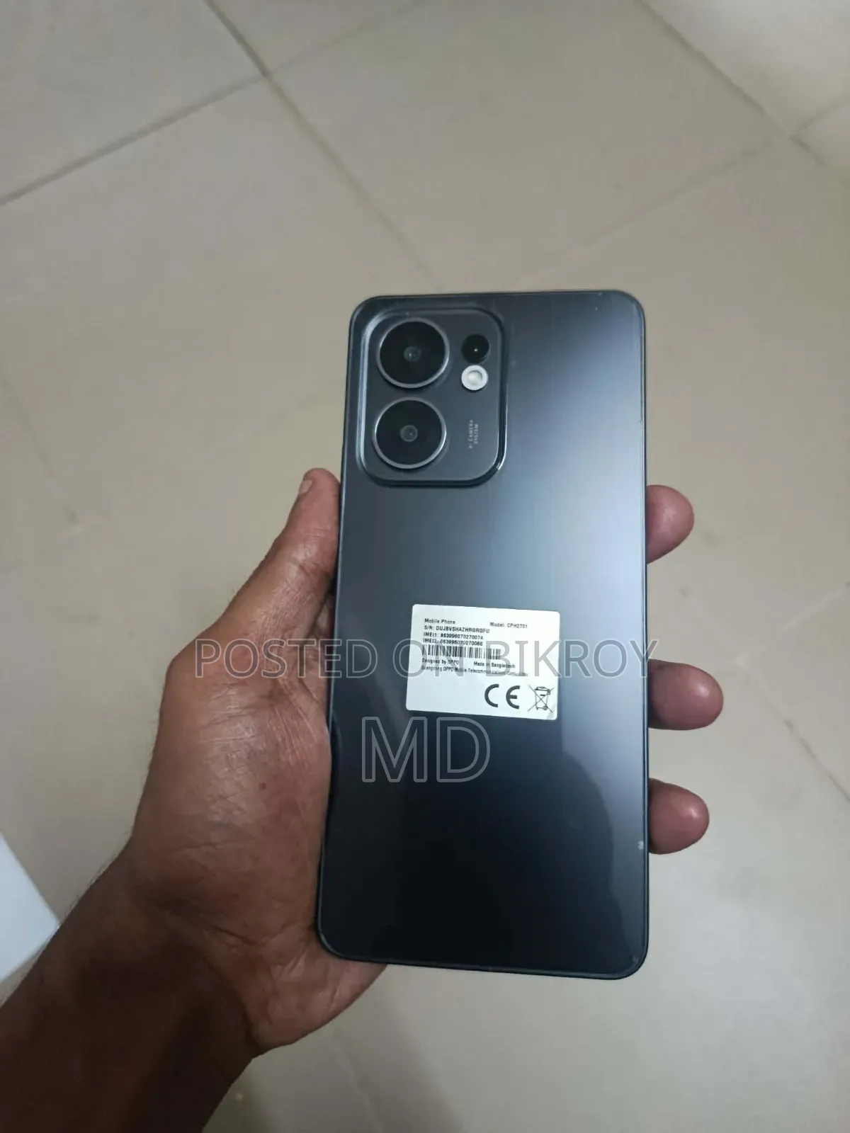 Oppo Reno13 F 4G 256 GB Black
