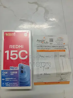 New Xiaomi Redmi 15C 4G 128 GB Black