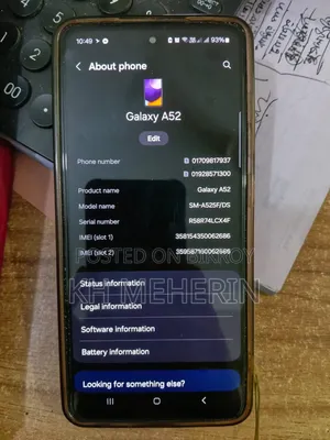 Samsung Galaxy A52 128 GB Black