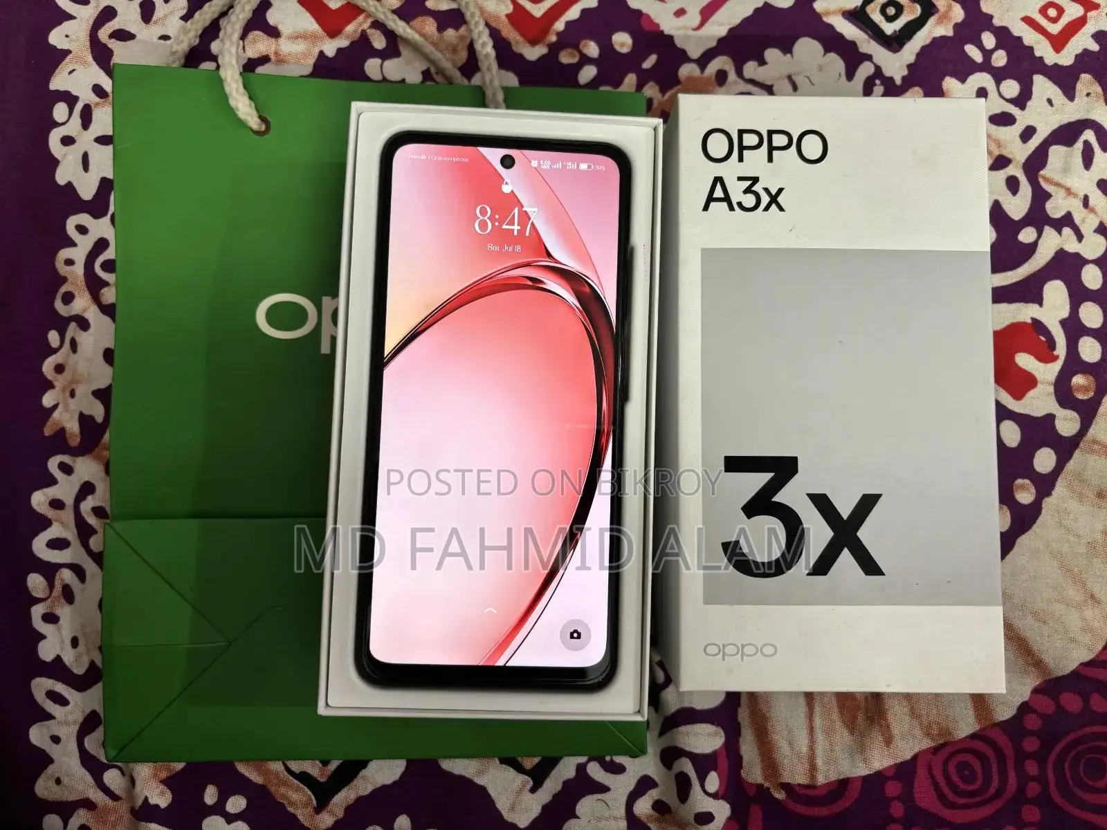 Oppo A3X 4G 128 GB Red