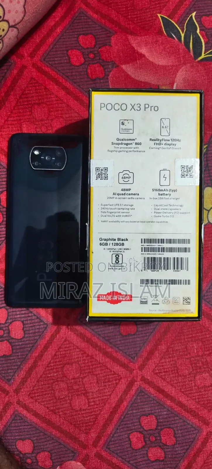 Xiaomi Poco X3 Pro 128 GB Black